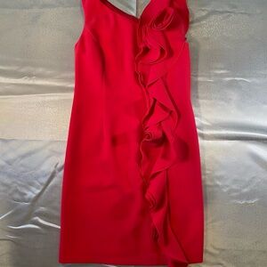 Rickie Freeman - Teri Jon hot pink dress - size 10